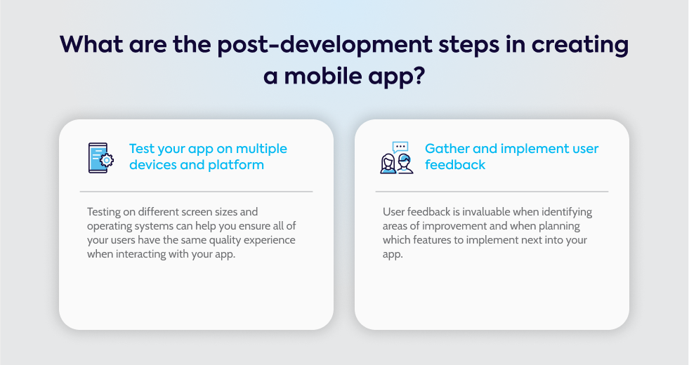 what-are-the-post-development-steps-in-creating-a-mobile-app